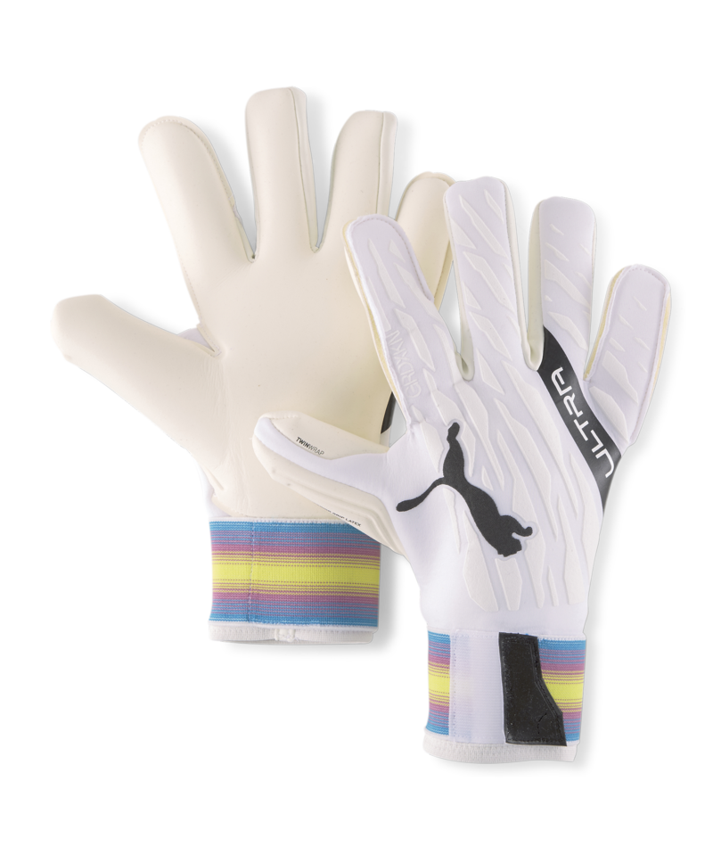 Ultra Grip 1 Hybrid Pro Gloves [White/Black/Orch]