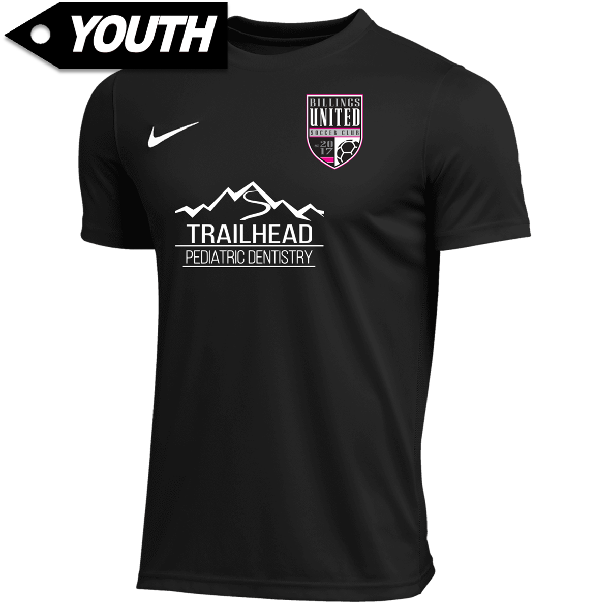 Billings United Thorns Black Jersey [Youth]