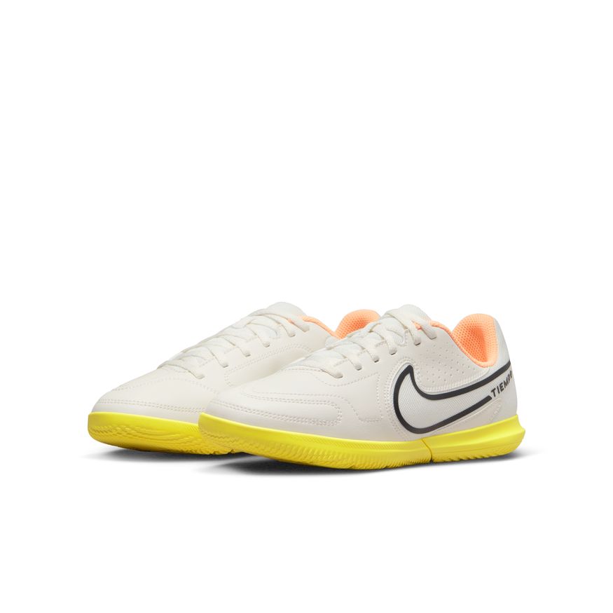 Junior Tiempo Legend 9 Club IC [White/Yellow]