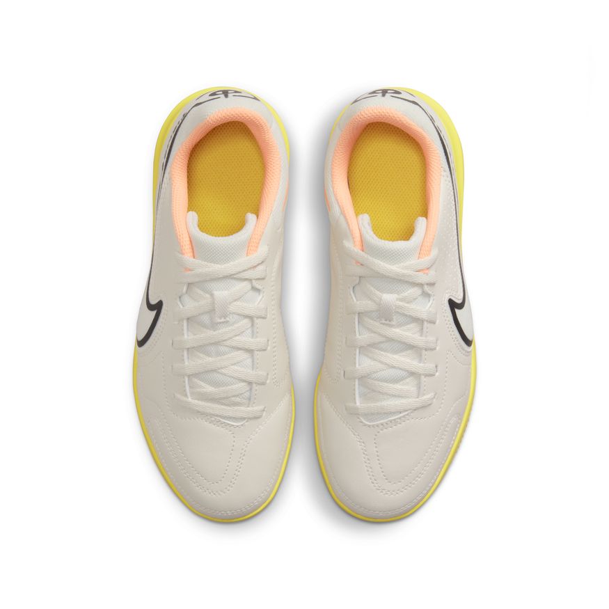 Junior Tiempo Legend 9 Club IC [White/Yellow]