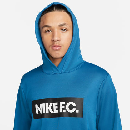 Men's Nike F.C. Pullover Hoodie [Marina Blue]