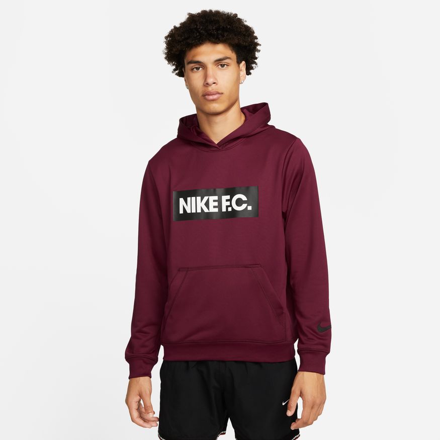 Men's Nike F.C. Pullover Hoodie [Dark Beetroot]