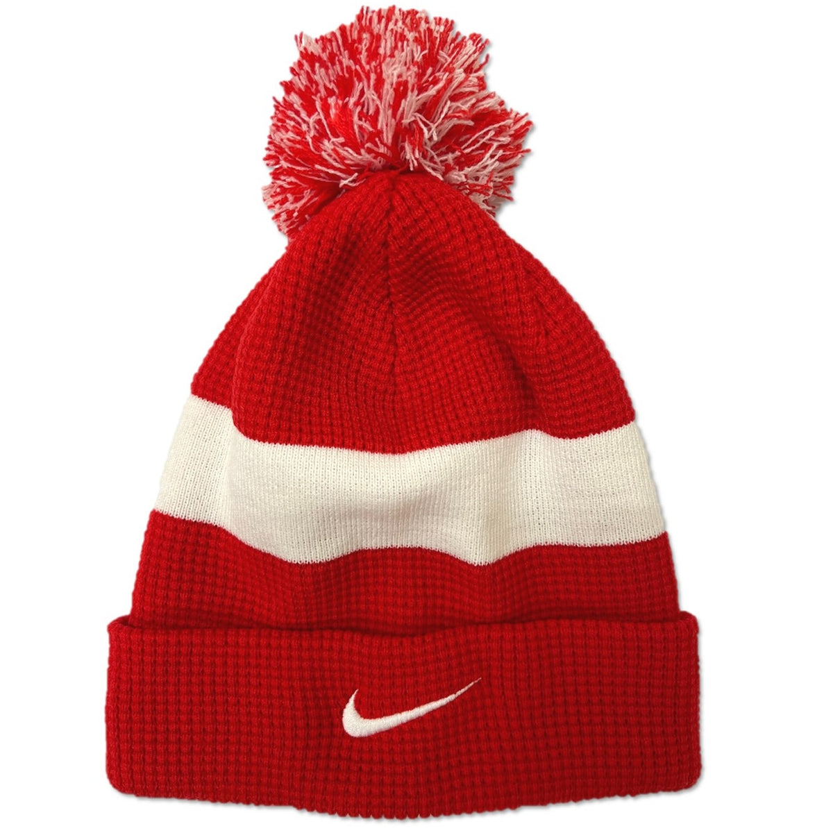 Nike Soccer Knit Beanie with Orange Logo Tag Nike SB Pom Beanie Red & Orange | eBay main image 2