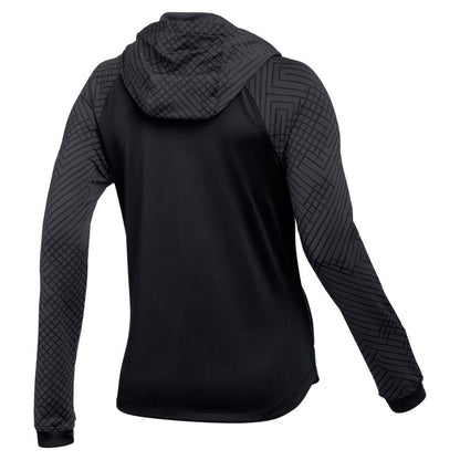 Women's Dri-Fit Strike Hooded Jacket [Black/Grey]