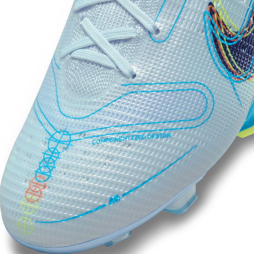 Mercurial Superfly 8 Elite FG [White/Yellow/Blue] – Tursi Soccer Store