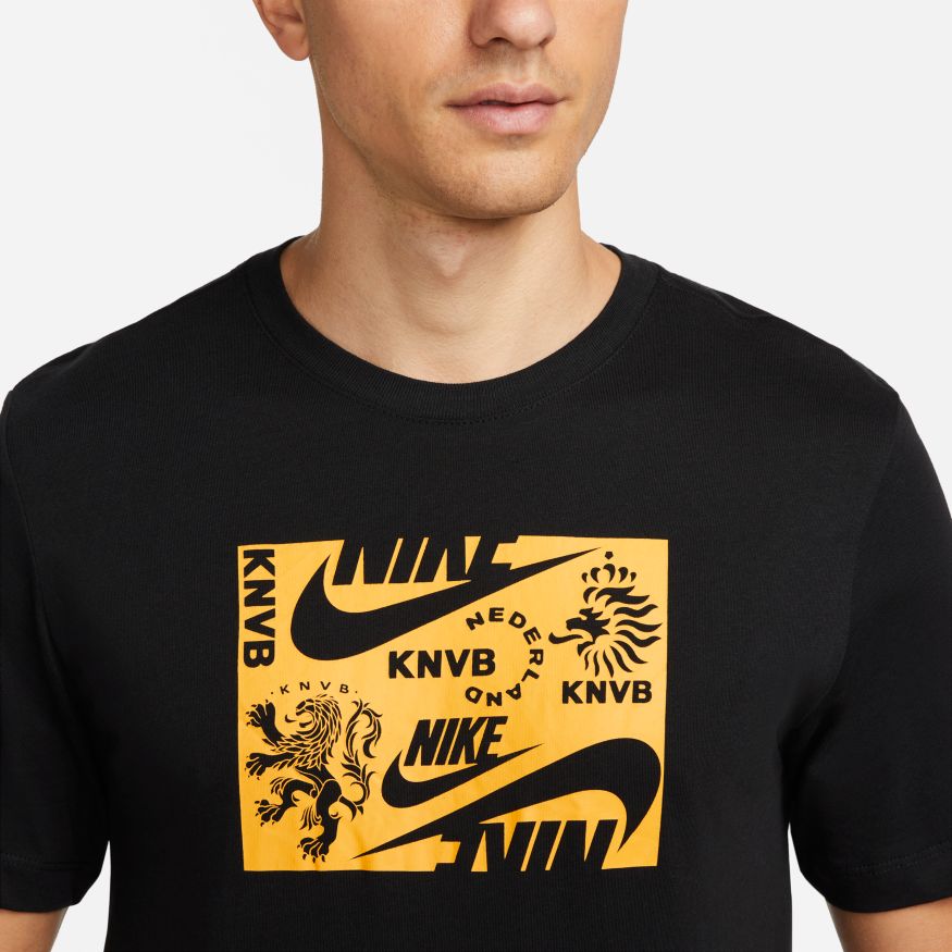 Netherlands 2022/23 Graphic T-Shirt [Black]