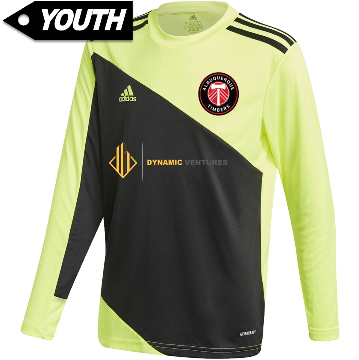 Albuquerque Timbers Squadra 21 GK Jersey [Solar Yellow/Youth]