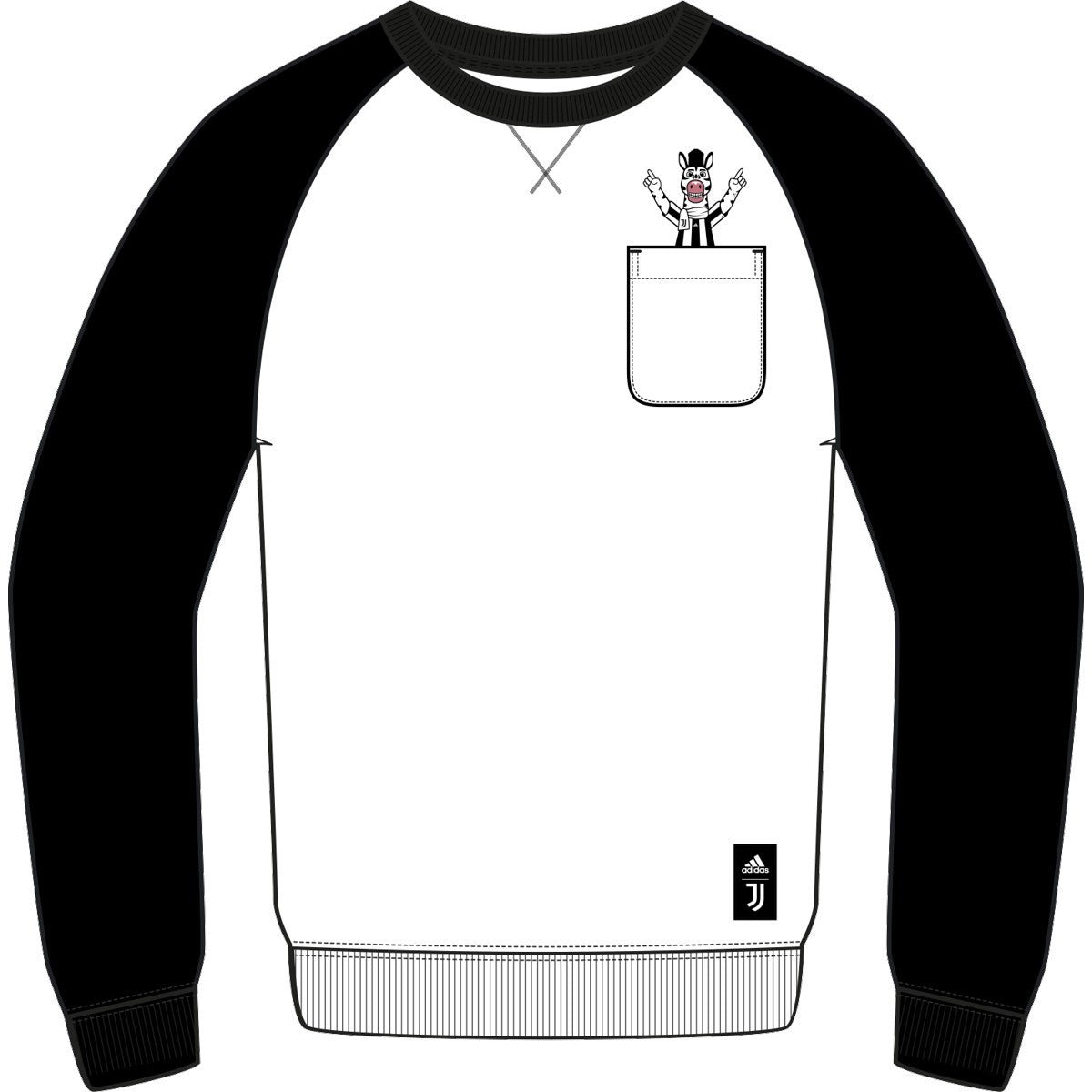 Youth Juventus Graphic Crew Sweatshirt