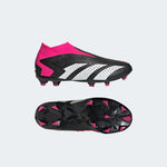 Junior Predator Accuracy+ FG [Core Black/Shock Pink]