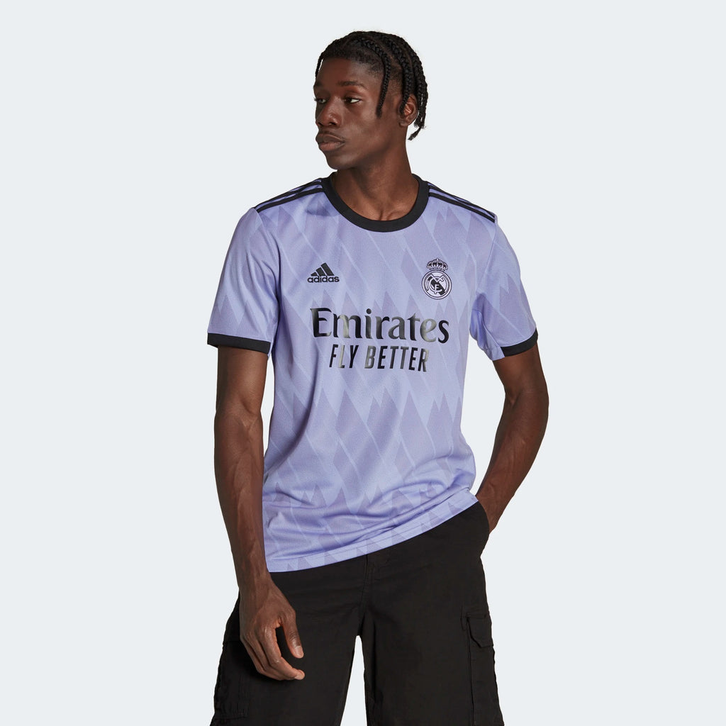 Real Madrid Blue Black Color Home Jersey 19/20 for Men Dry Fit Polyester  Half Sleeve : : Fashion