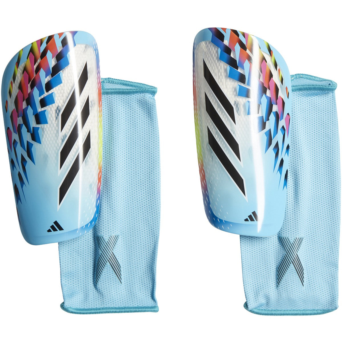 X Shinguard League [White/Cyan/Black]