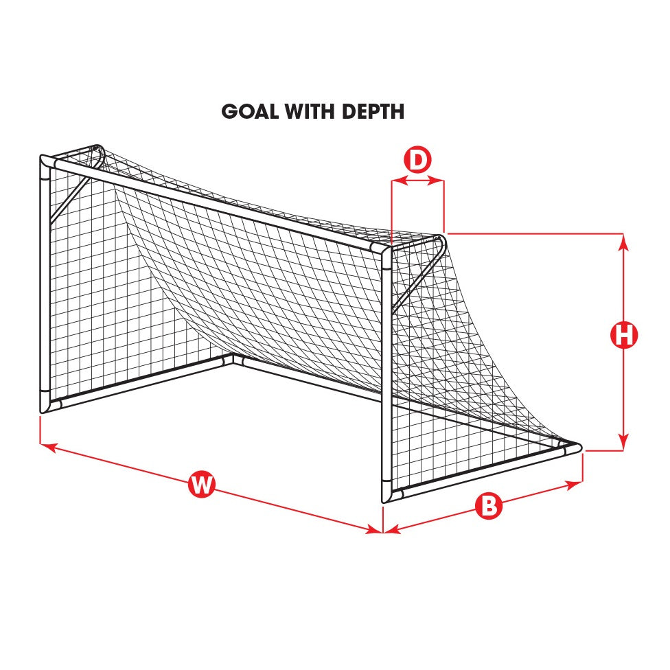 Full Size Knotless Net 3mm [8H x 24W x 4D x 10B]