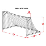 Full Size Knotless Net 4mm [8H x 24W x 4D x 10B]