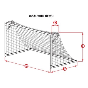 Full Size Knotless Net 4mm [8H x 24W x 4D x 10B]