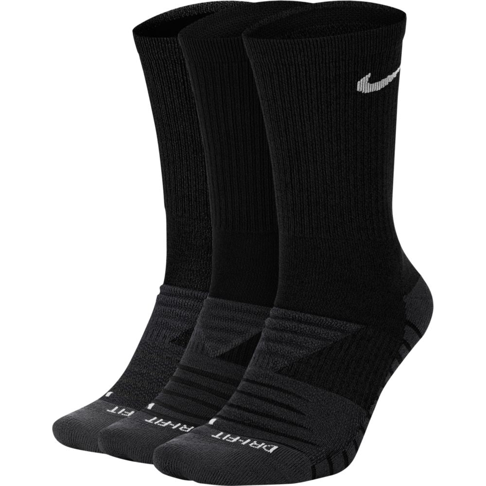 Everyday Max Cusioned Crew Sock 3-Pack [Black]