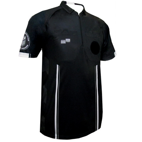 Men's USSF Pro Referee Jersey S/S [Black]
