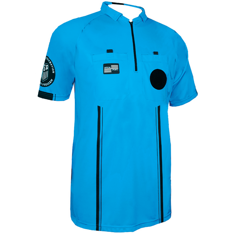 Men's USSF Pro Referee Jersey S/S [Blue]
