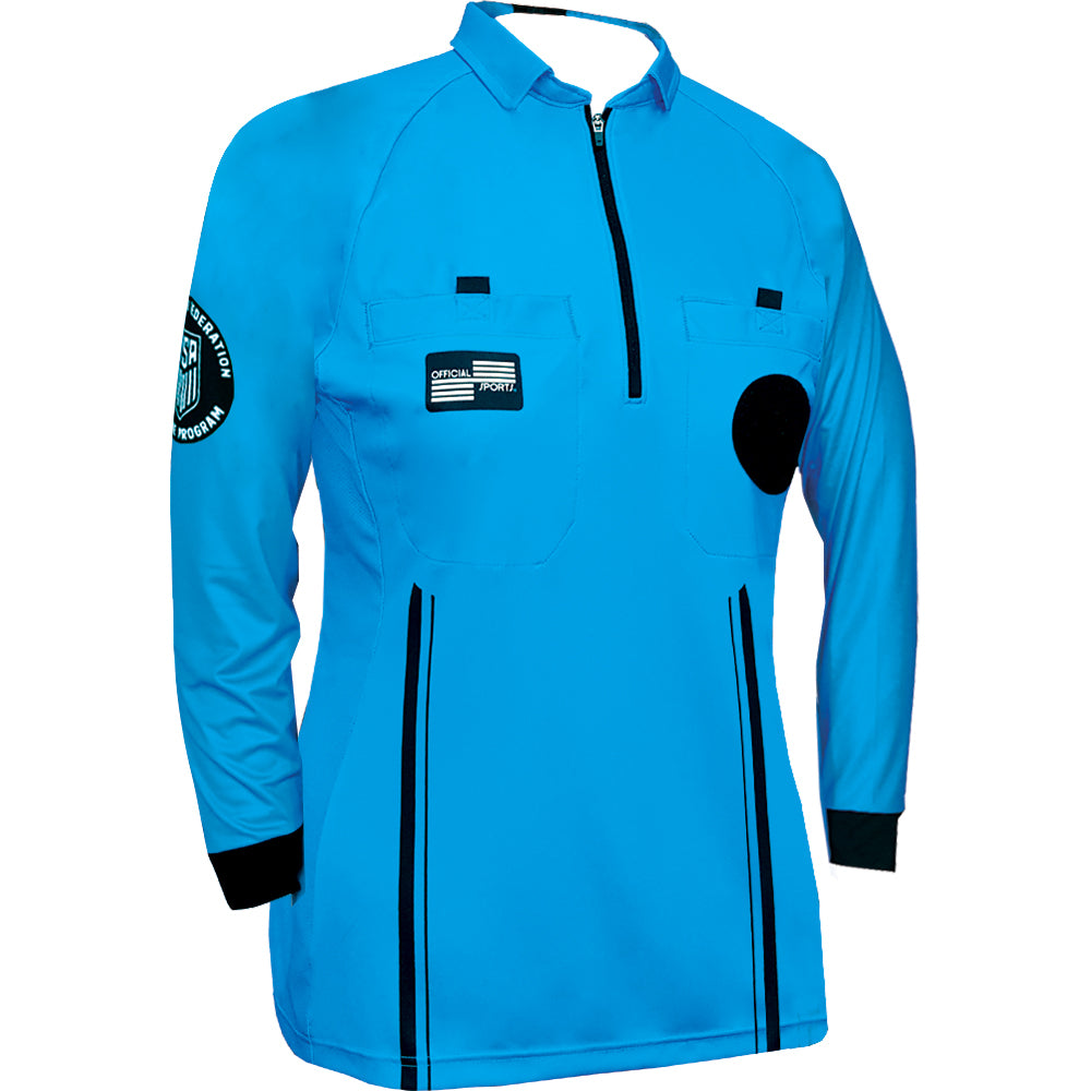 Women's USSF Pro Referee Jersey L/S [Blue]