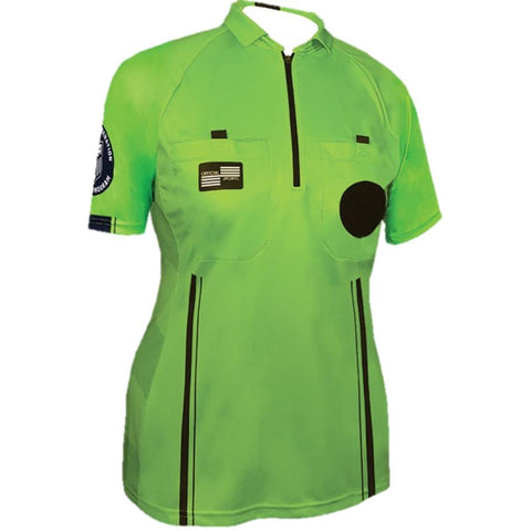 Women's USSF Pro Referee Jersey S/S [Green]