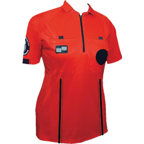 Women's USSF Pro Referee Jersey S/S [Red]
