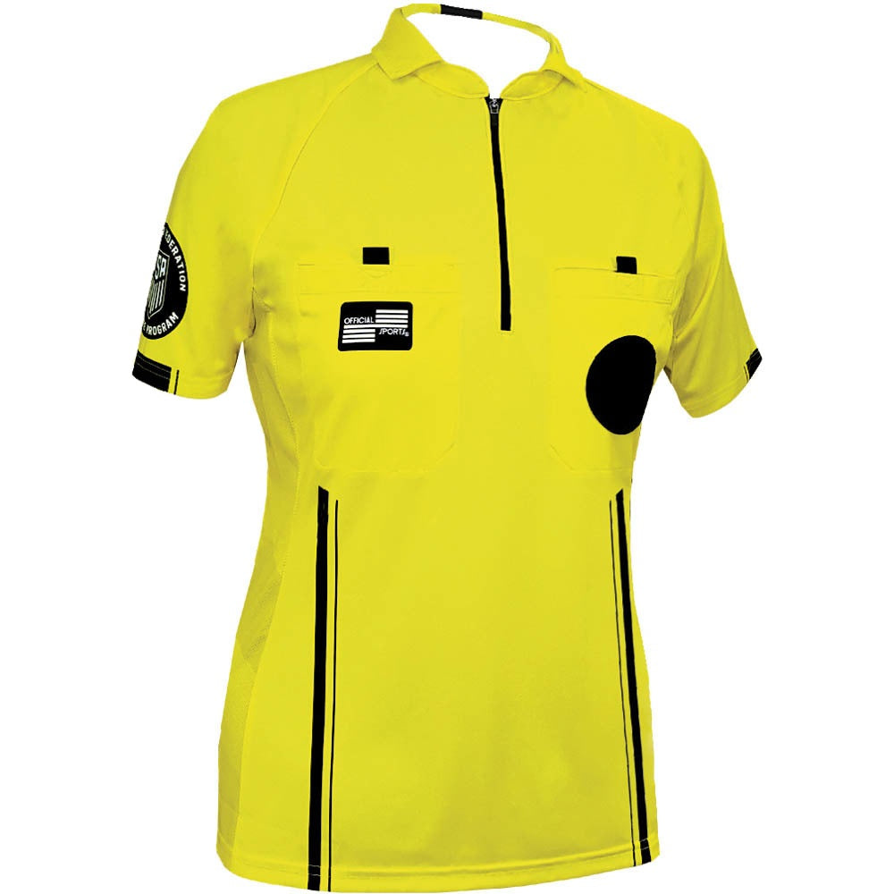 Women's USSF Pro Referee Jersey S/S [Yellow]
