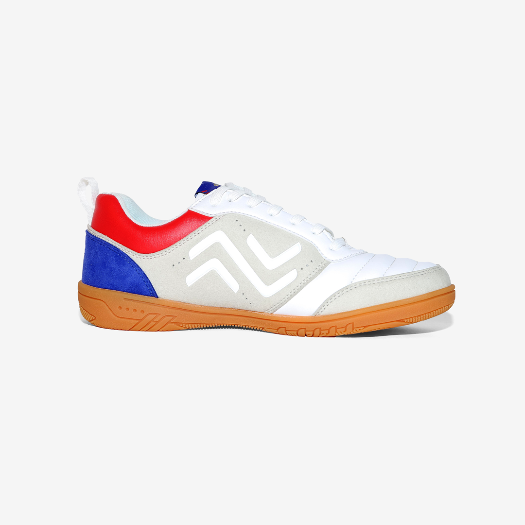 Women's Spirit Indoor Court Soccer Shoes (White/Red/Royal)